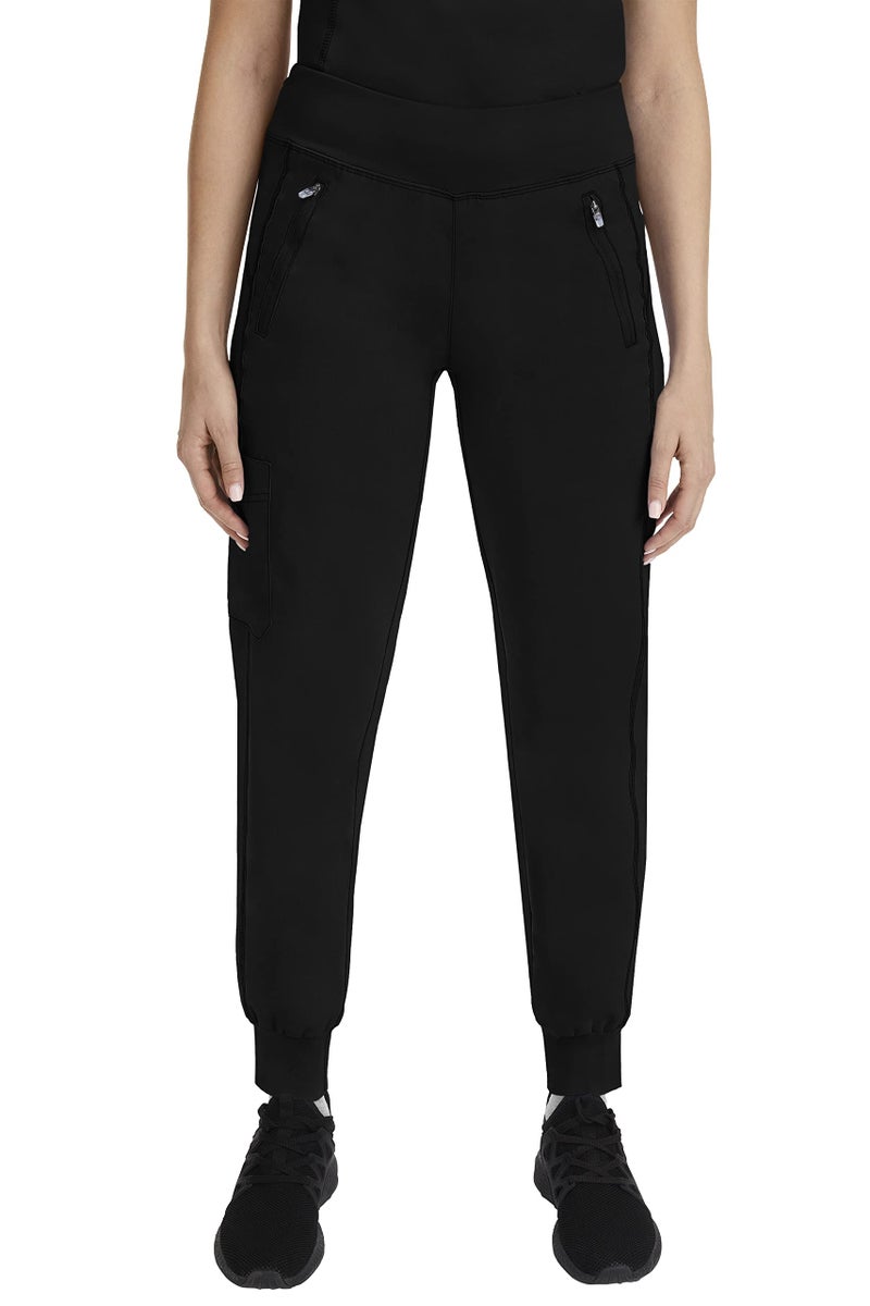 Healing Hands Women's Scrub Jogger Pant Tara with 6 Pockets, Durable, 2-Way Stretch and Easy Care Fabric - 9233T, M Tall, Black - Image 1